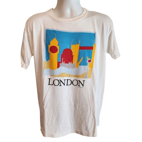 Other - Best Sellers Vintage London T-Shirt 1987 Single Stitch Black XL